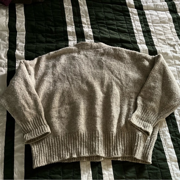 babaà no. 17 cardigan in mist - Picture 5 of 5